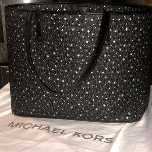 NWT Michael Kors Carter Star Print Tote